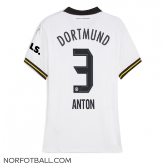 Billige Fotballdrakt Borussia Dortmund Waldemar Anton #3 Replika Tredjedrakt Dame 2024-25 Kortermet